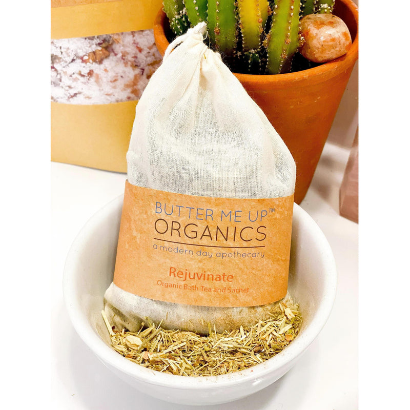 Butter Me Up Organics Organic Rejuvenating Bath Tea or Sachet Bath