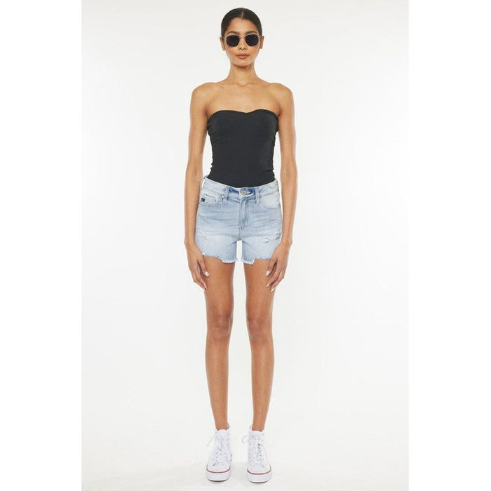 High Rise Denim Shorts Jeans