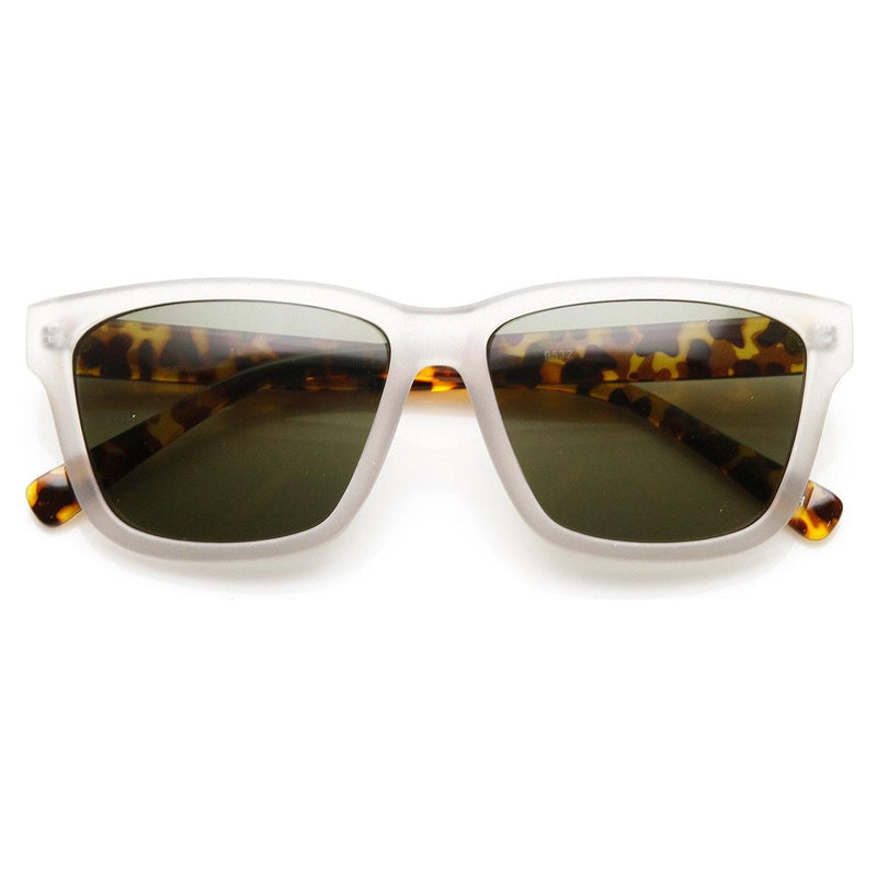 zeroUV European Dapper Square Aviator Sunglasses 8818 Sunglasses