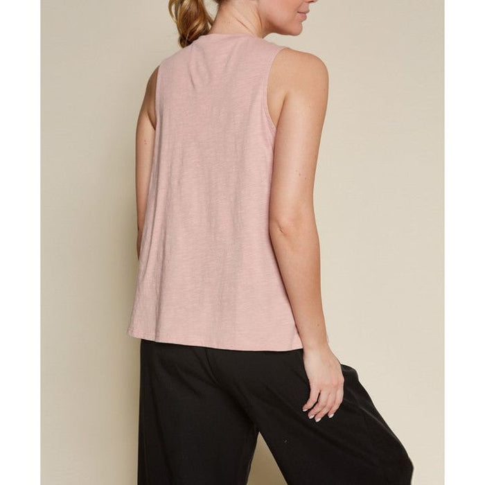 V SHAPE SLEEVELESS TOP