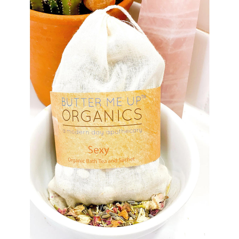 Butter Me Up Organics Sexy Organic Bath Tea or Sachet Bath