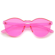 zeroUV Mono Block Rimless PC Color Tone Lens Sunglasses A555 Sunglasses