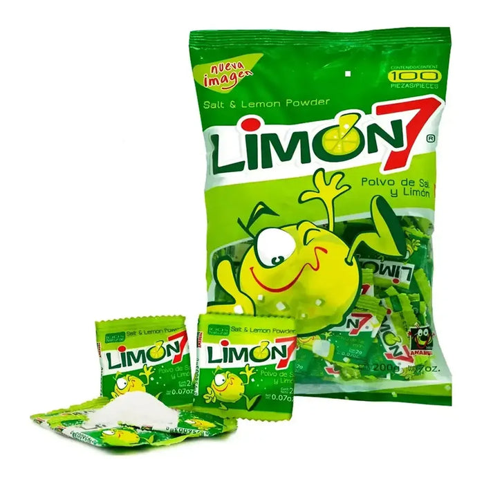 Anahuac Limon 7 100Ct Bag 7 Oz - Case - 24 Units