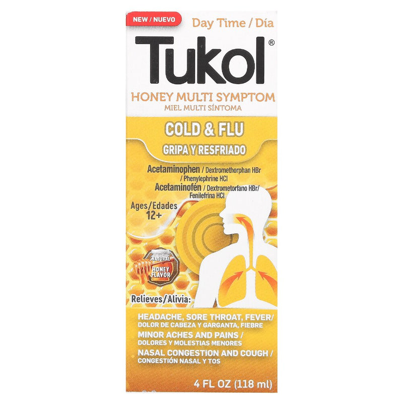 Tukol Tukol Day Time Multi Symptom Honey Cold & Flu 4 Oz Honey