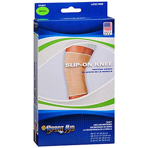 Scott Specialties Scott Specialties Sportaid Knee Brace Slip On, Beige Small Knee Braces