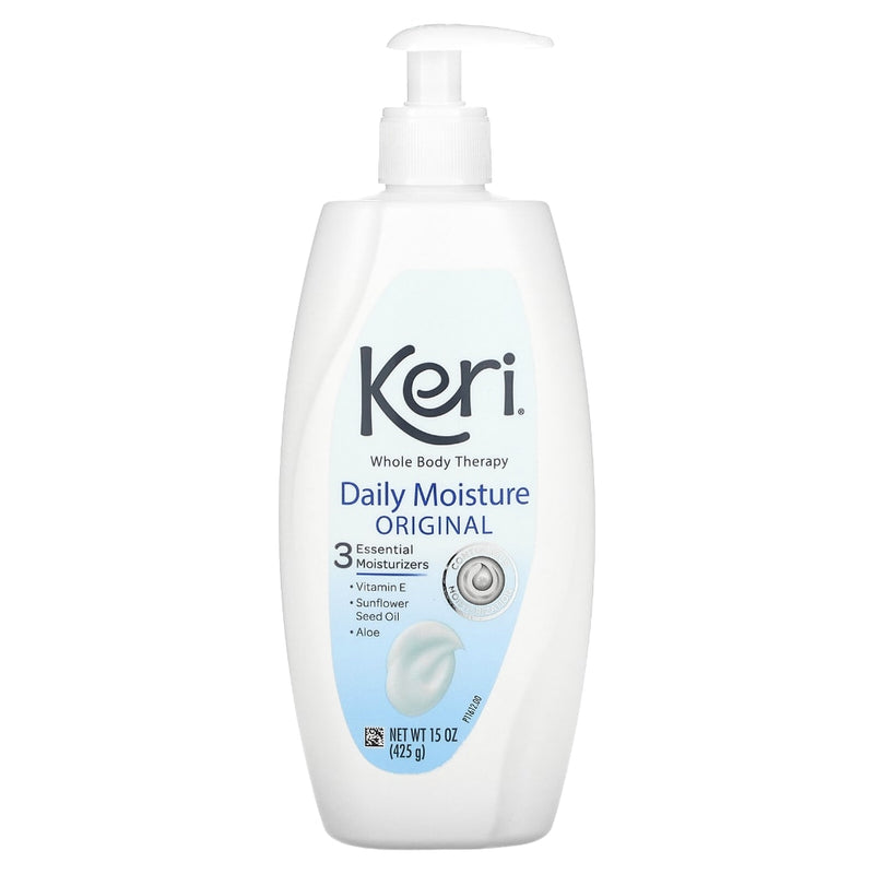 Keri Keri Whole Body Therapy Daily Moisture Original Lotion, 15 Oz Lotion & Moisturizer