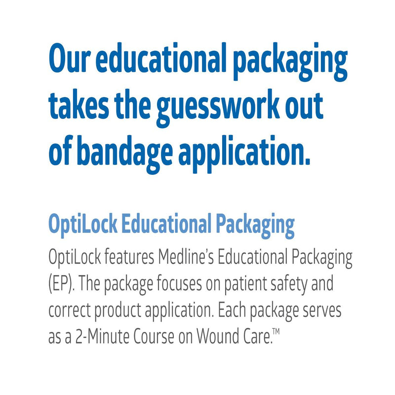 Medline Medline OptiLock Nonadhesive Super Absorbent Wound Dressings Health Care