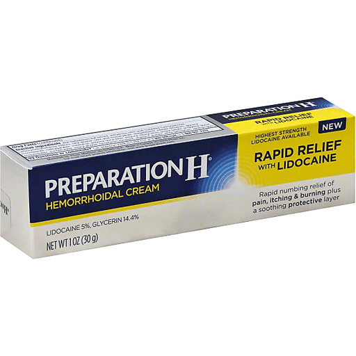 Preparation H Preparation H Hemorrhoidal Cream, Rapid Relief, With Lidocaine Health & Beauty
