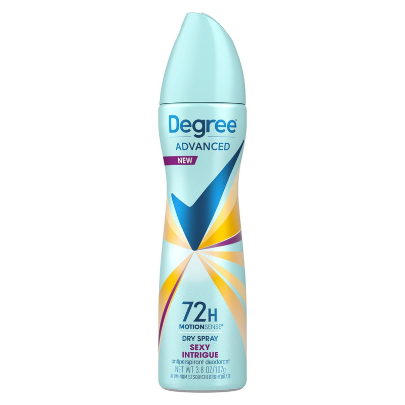 Degree Degree Antiperspirant Deodorant, Sexy Intrigue, Dry Spray 3.8 Oz Deodorant & Anti-Perspirant
