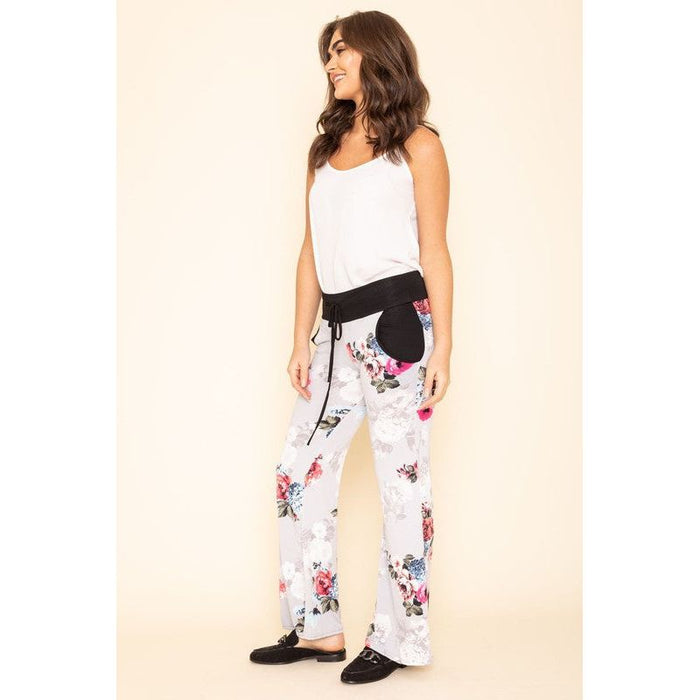 Floral Drawstring Pants