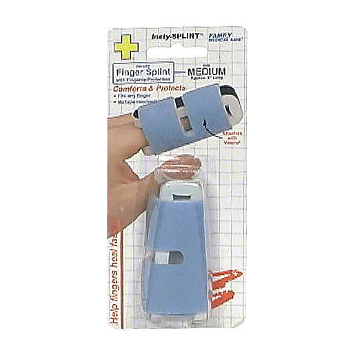 Family Family Flents Insty Splint, Support & Protect Finger, Deluxe, Medium Finger & Hand Cymbals