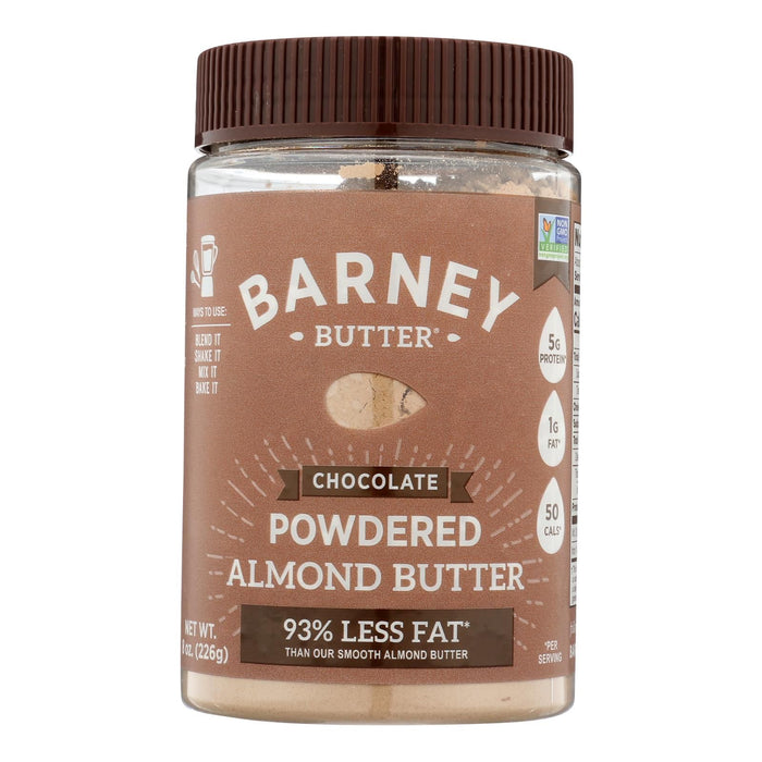 Barney Butter Powdered Almond Butter Chocolate - Case of 6 - 8 Oz
