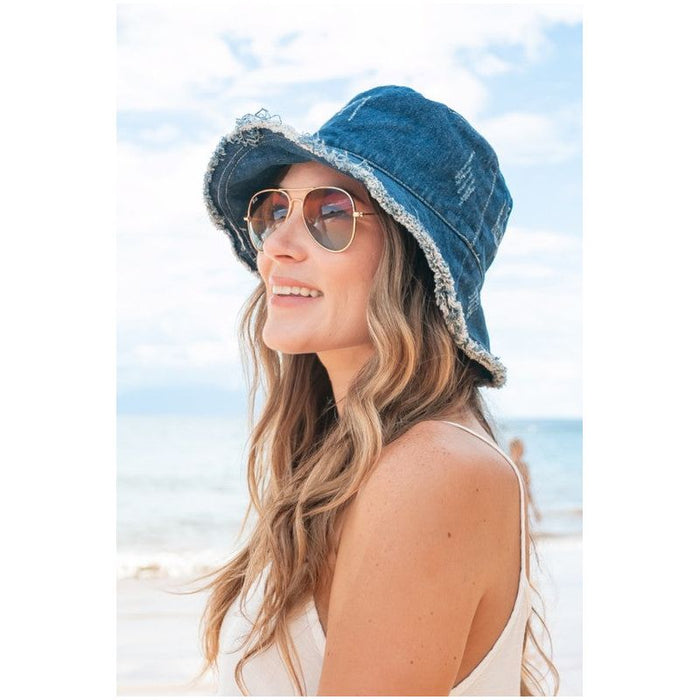 Aili's Corner Denim Bucket Hat