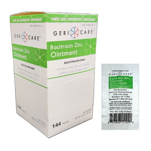 Geri-Care Geri-Care First Aid Antibiotic Ointment 0.9 Gram Individual Packet 1728/CS First Aid