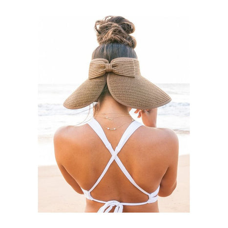 Foldable Wide Brim Bow Visor