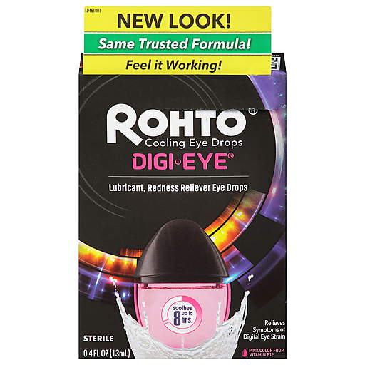 Rohto Rohto Cooling Eye Drops, Sterile 0.4 Fl Oz Eye Drops & Lubricants