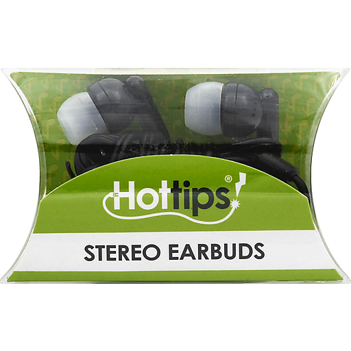 Hottips Hottips Earbuds, Stereo, 4 Feet Long Cord Long Skirts