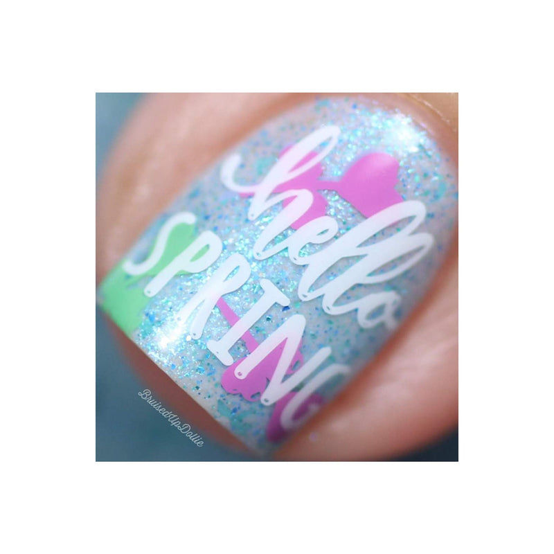 UberChic Beauty Welcome Spring Stamping Plate