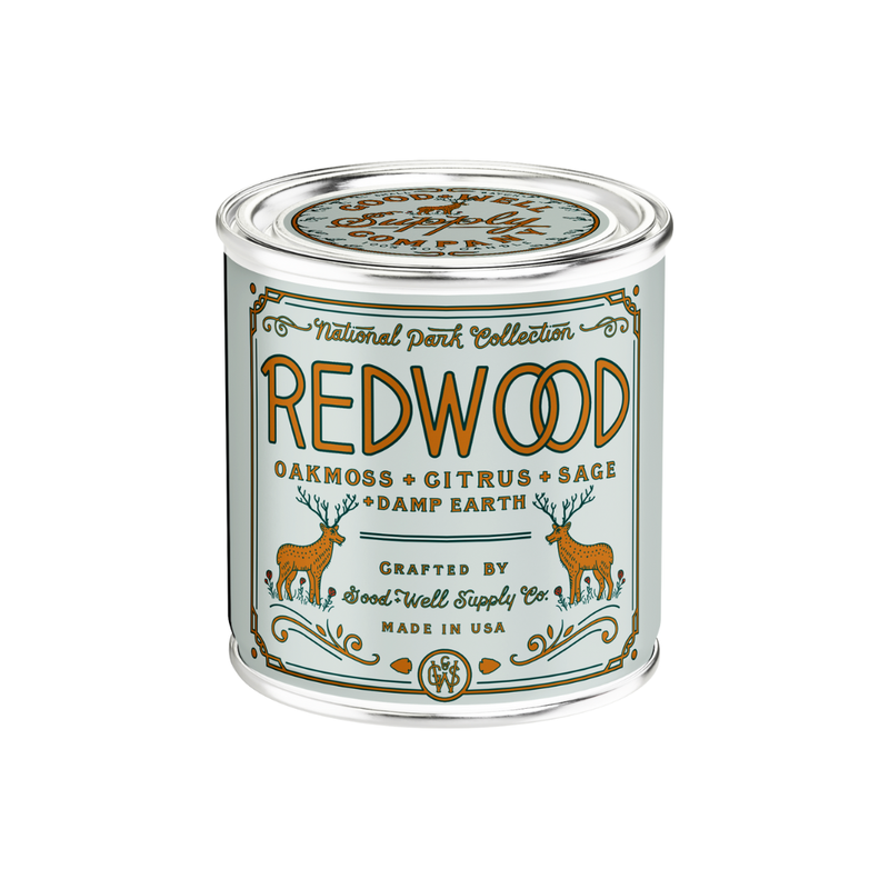 Good & Well Supply Co Redwood National Park Candle Candles