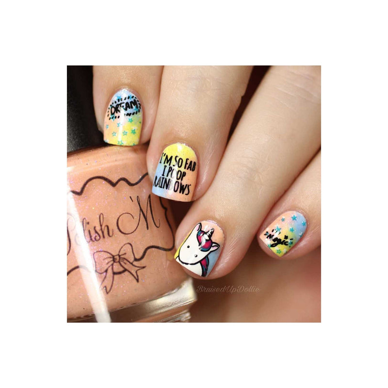 UberChic Beauty Unicorn Love Stamping Plate