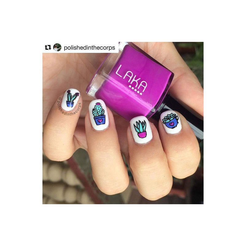 UberChic Beauty Succulents Stamping Plate