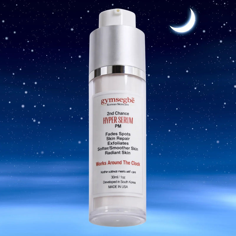 gymsegbë Second Chance Hyper Serum - PM Anti-Aging Facial Black 1 Bottle,2 Bottles Save $0.99,3 Bottles Save Save $2.98