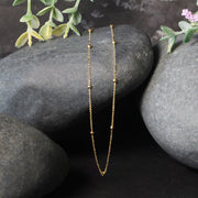 Bids.com Bead Links Saturn Chain in 14k Yellow Gold (3.5mm) Necklaces