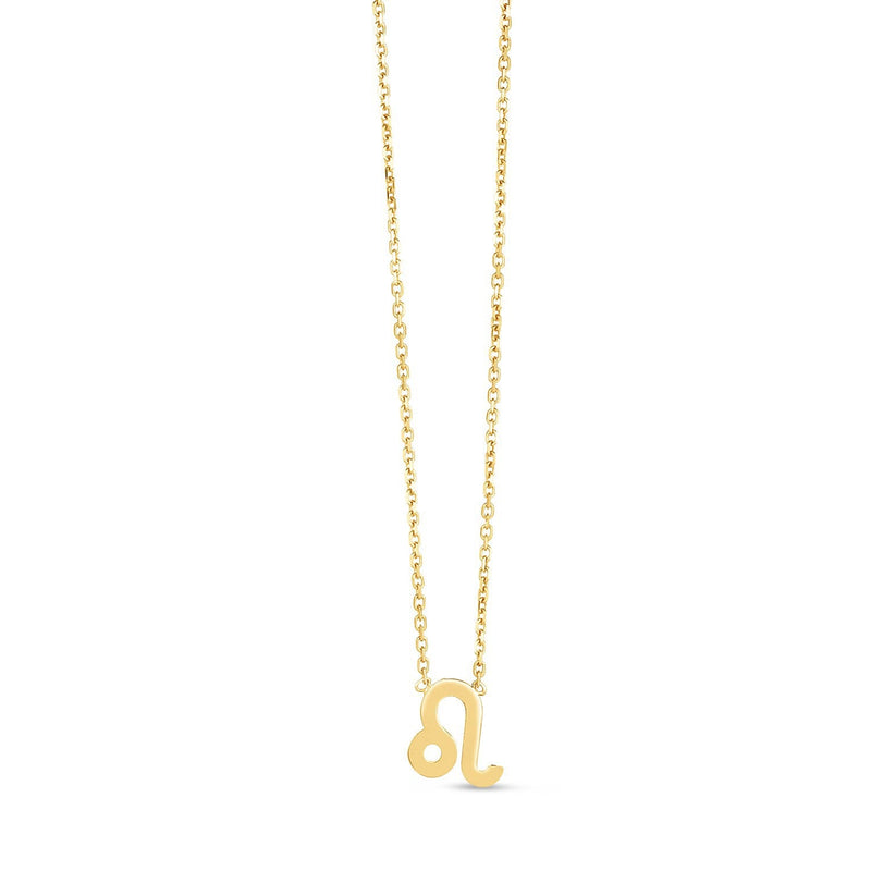Bids.com 14K Yellow Gold Leo Necklace Necklaces