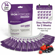 Go Wise Gentle Iron Supplement for Women and Men (No Water Needed) Iron Supplement