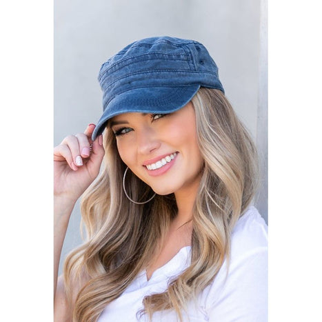 Distressed Cadet Hat Cap