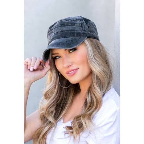 Distressed Cadet Hat Cap