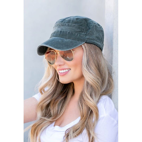 Distressed Cadet Hat Cap