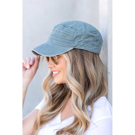 Distressed Cadet Hat Cap