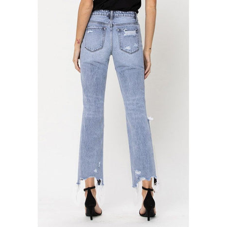 Super High Rise 90's Straight Crop Jeans