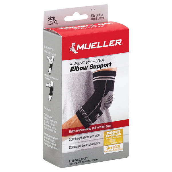 Mueller Mueller Elbow Support, 4-way Stretch - LG/XL,1ea Plumbing Fittings & Supports