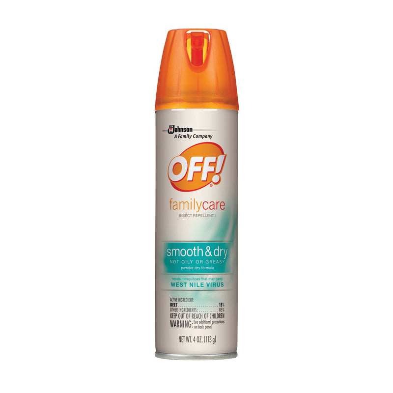 Off! Off! Family Care Smooth & Dry Insect Repellent Aerosol Spray Pest Control