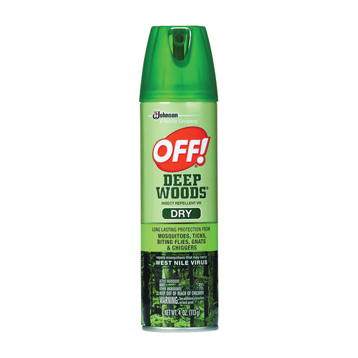 Off! Off! Deep Woods Dry Insect Repellent VIII Spray - 4 Oz Pest Control