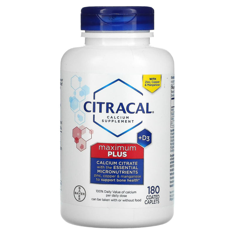 Citracal Citracal Maximum Plus Calcium Citrate, +D3, Coated Caplets Vitamins & Supplements