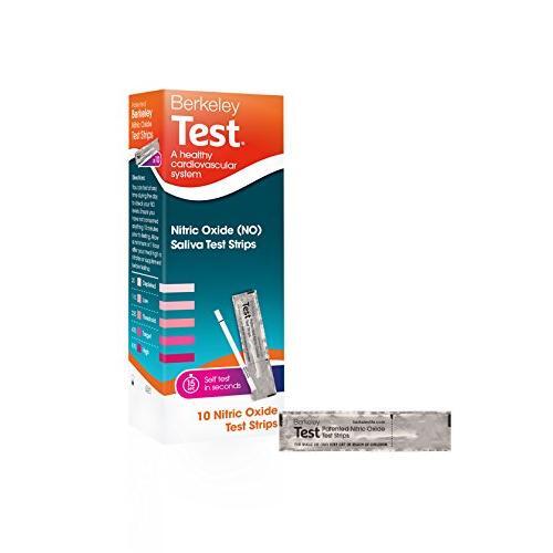 Berkeley Test Berkeley Test Nitric Oxide Heart Health Saliva Strips Medical Tests White Smoke