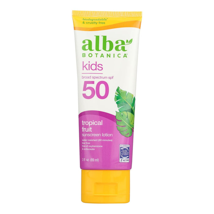 Alba Botanica SPF 50 Sunscreen Lotion for Kids - 3 fl. oz.