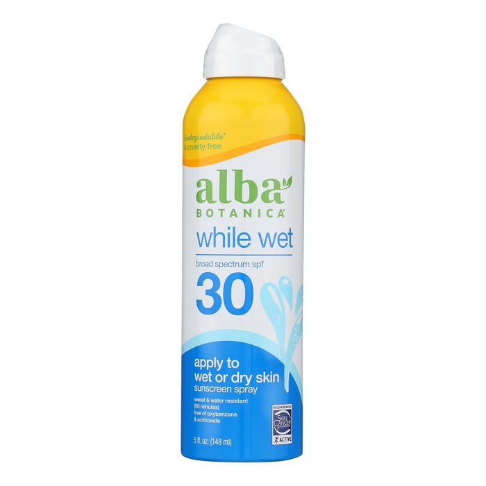 Alba Botanica SPF30 Whole Wet Sunscreen Spray - 5 Fl Oz