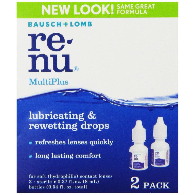 Bausch + Lomb Bausch + Lomb ReNu MultiPlus Lubricating Rewetting Drops Eye Drops & Lubricants