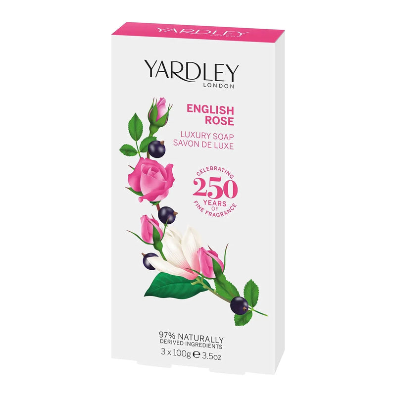 Yardley Yardley English Rose Luxury Soap 3x100g Luxury Soap