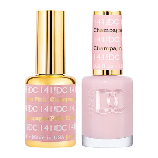 DND DC  - Pink Champagne #141- DC Gel Duo 0.6oz