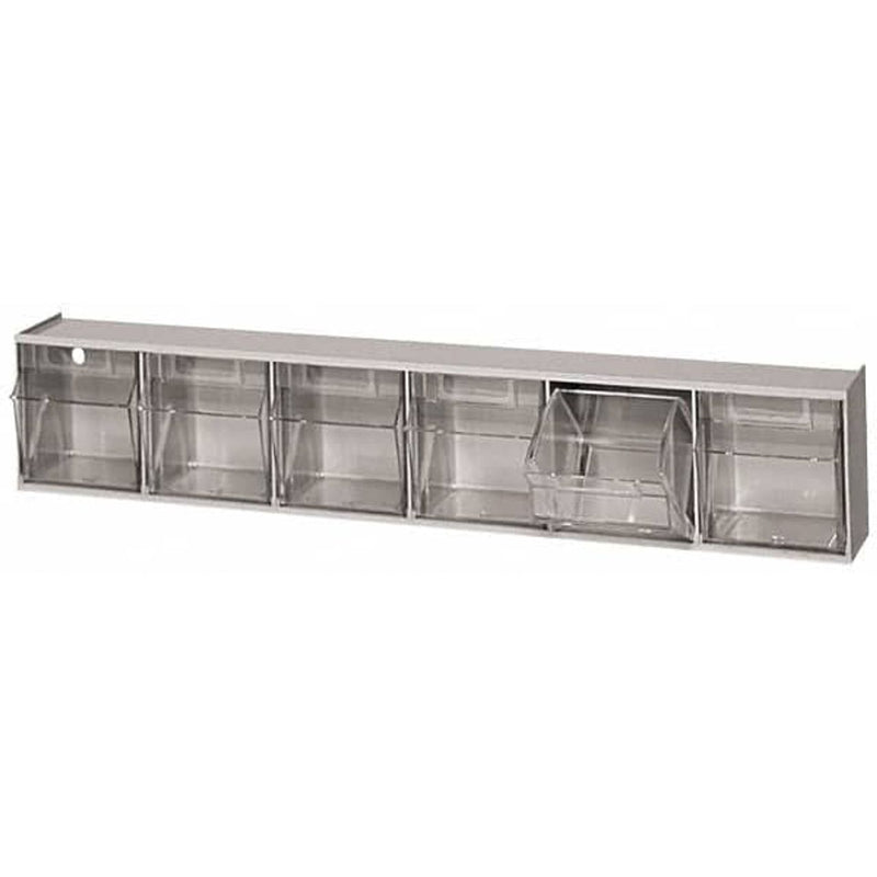 Quantum Storage Systems Quantum Storage Systems Tip Out Bin QTB306 – 6 Compartments White Cabinets & Storage