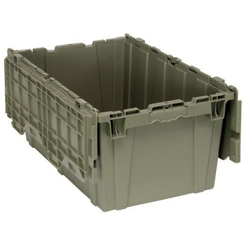 Quantum Storage Systems Quantum Storage Systems Gray Attached Lid Container, Plastic Cabinets & Storage