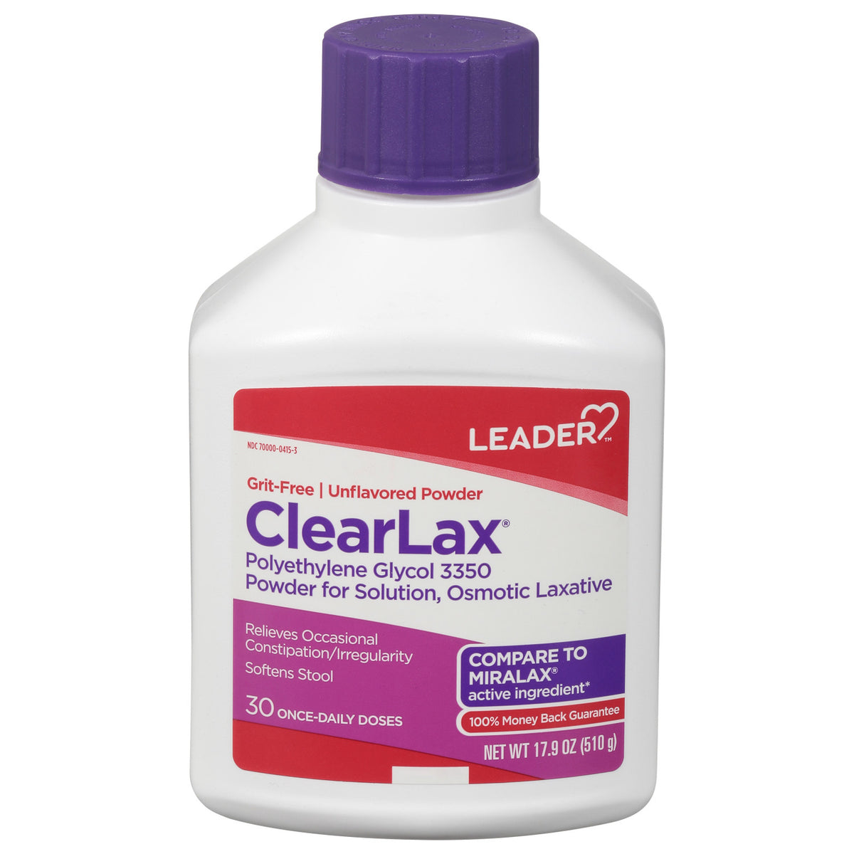 Leader Clearlax Unflavored Powder — Pasteur Pharmacy