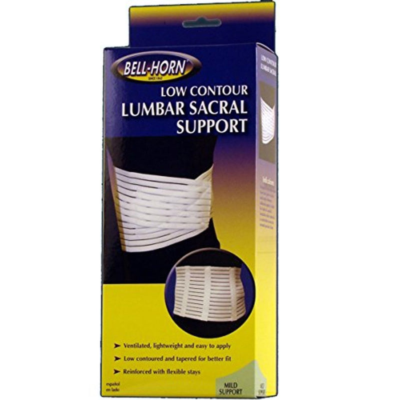 0 Low Contour Lumbar Sacral Support In White Size Low Contour Lumbar Sacral Support Small Back & Lumbar Support Cushions