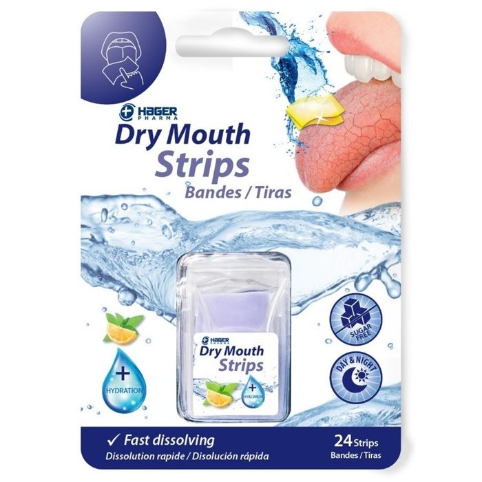 Hager Hager Worldwide Dry Mouth Fast Dissolving Strips 24 Count Oral Care