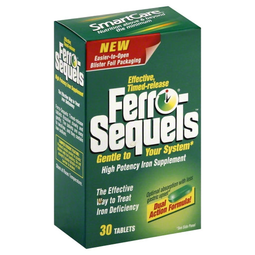 Ferro-Sequels Ferro-Sequels High Potency Iron Supplement Vitamins & Supplements White Smoke